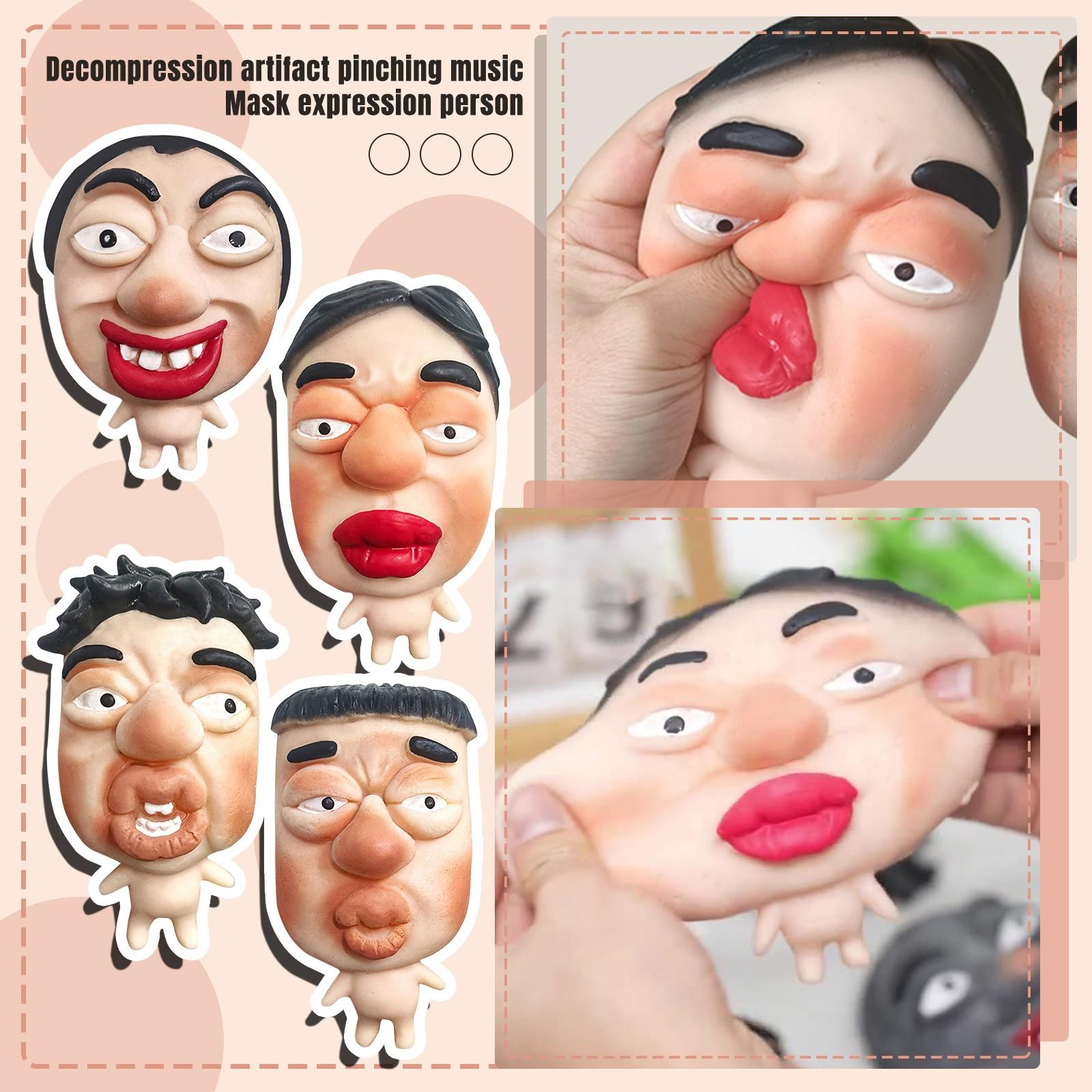 Stress Relieving Tool Pinch Music Mask Facial Expression Character Quick Squeezing Toy Colleague One Size
Stress Relieving Tool Pinch Music Mask Facial Expression Character Quick Squeezing Toy Colleague One Size