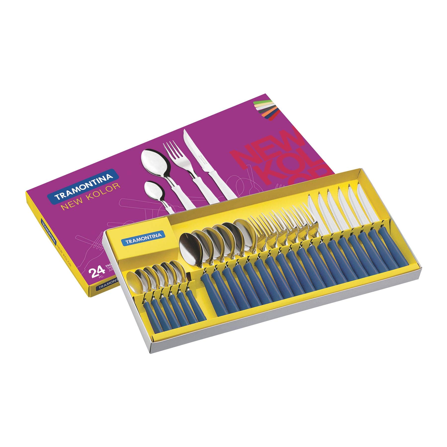 TRAMONTINA Посуда Новый Цвет Набор из 24 Синий Можно мыть в посудомоечной машине Легкий Сделано в Бразилии TRAMONTINA 23199/162 синий
TRAMONTINA Посуда Новый Цвет Набор из 24 Синий Можно мыть в посудомоечной машине Легкий Сделано в Бразилии TRAMONTINA 23199/162 синий