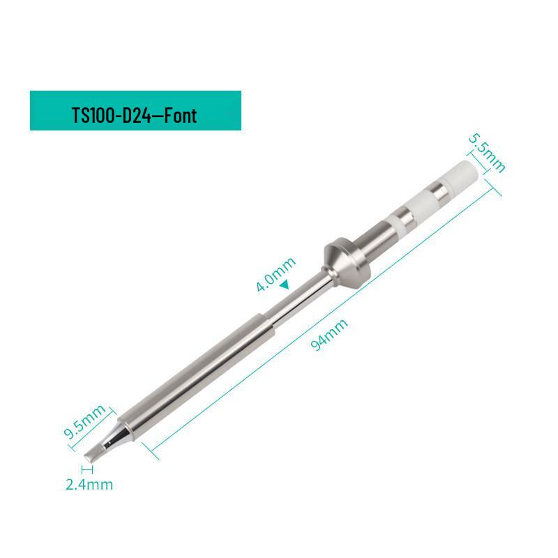 TS100/101 Multi-Temperature Portable Soldering Iron with Blade, Horseshoe, and Pointed Tips
TS100/101 Multi-Temperature Portable Soldering Iron with Blade, Horseshoe, and Pointed Tips