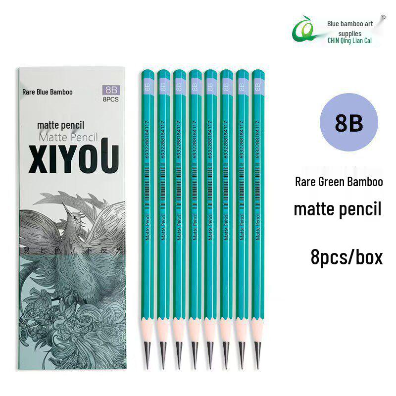 Blue Bamboo Matte Pencils - Rare Art 8B, 12B, 16B Sketching Set, Non-Reflective, Exam-Ready, Speed Sketching-Mixed Pack Authenticity Guaranteed
Blue Bamboo Matte Pencils - Rare Art 8B, 12B, 16B Sketching Set, Non-Reflective, Exam-Ready, Speed Sketching-Mixed Pack Authenticity Guaranteed