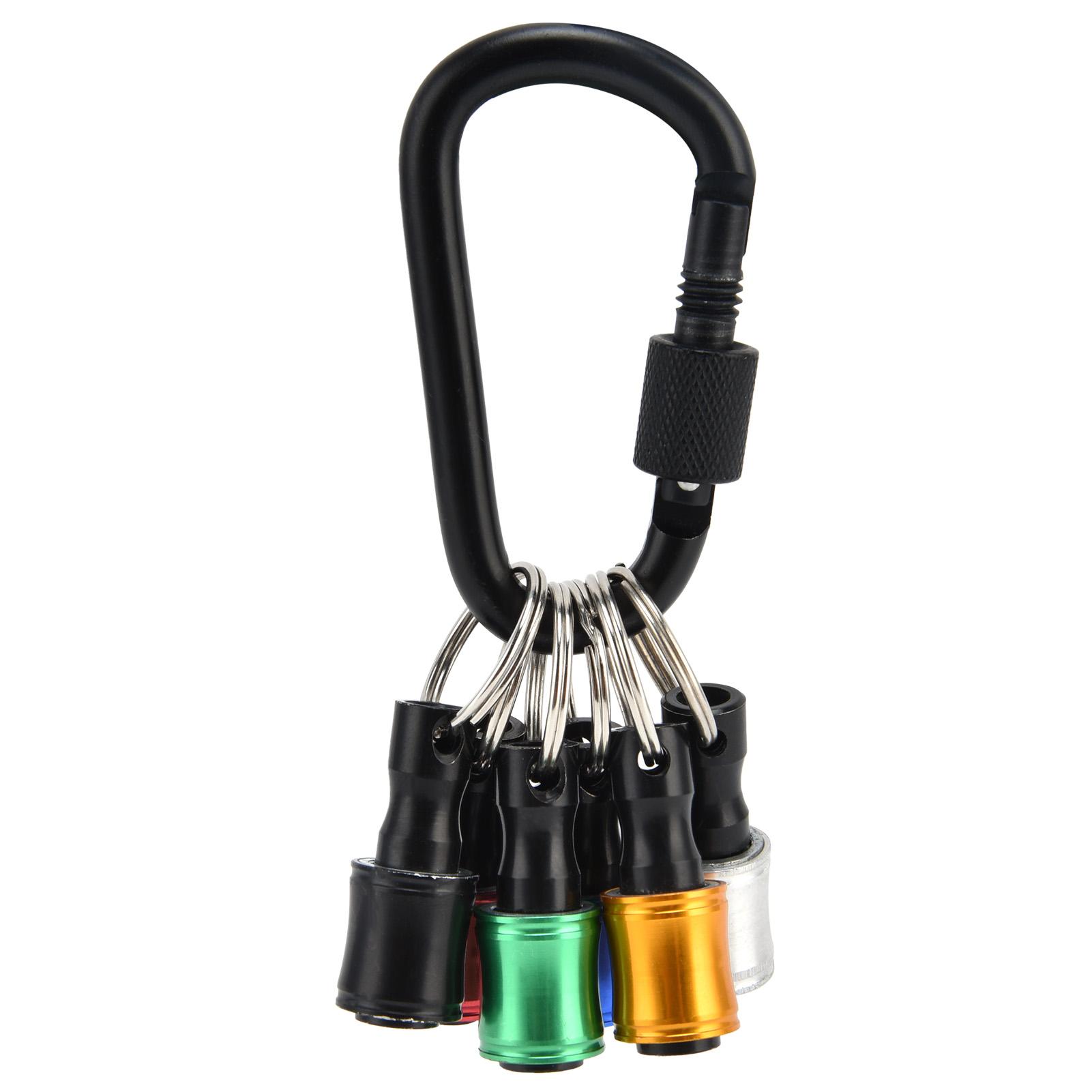 6Pcs Keychain Extension Bar Hex Shank Screwdriver Bit Holders Socket Adapter Quick Release Tool
6Pcs Keychain Extension Bar Hex Shank Screwdriver Bit Holders Socket Adapter Quick Release Tool