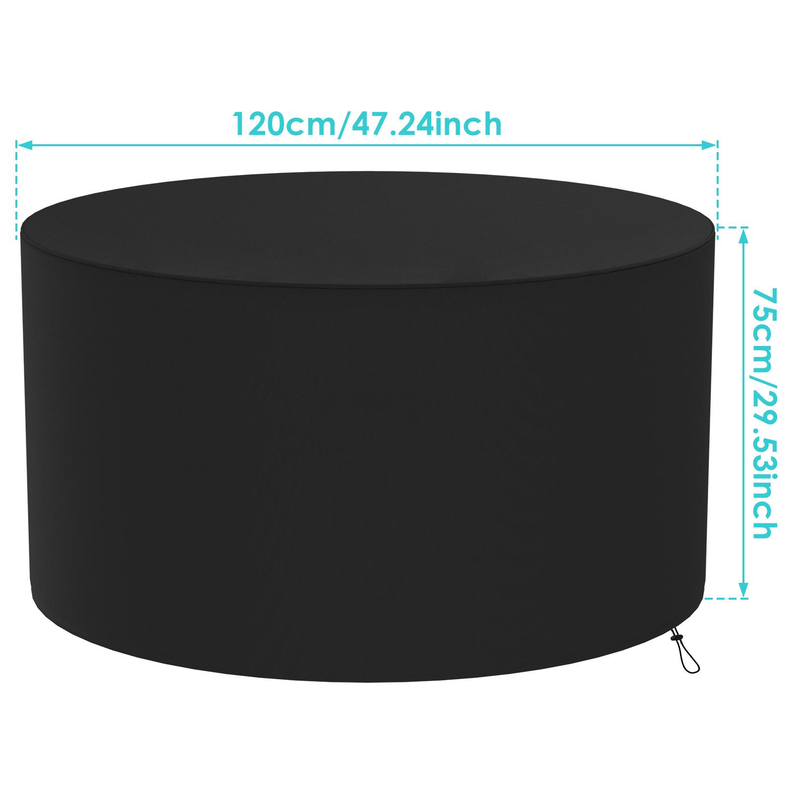 Round Table Cover Patio Furniture Table Chair Dust Covers Outdoor Garden Waterproof Windproof Thick Heavy Duty 210D Oxford Cloth
Round Table Cover Patio Furniture Table Chair Dust Covers Outdoor Garden Waterproof Windproof Thick Heavy Duty 210D Oxford Cloth