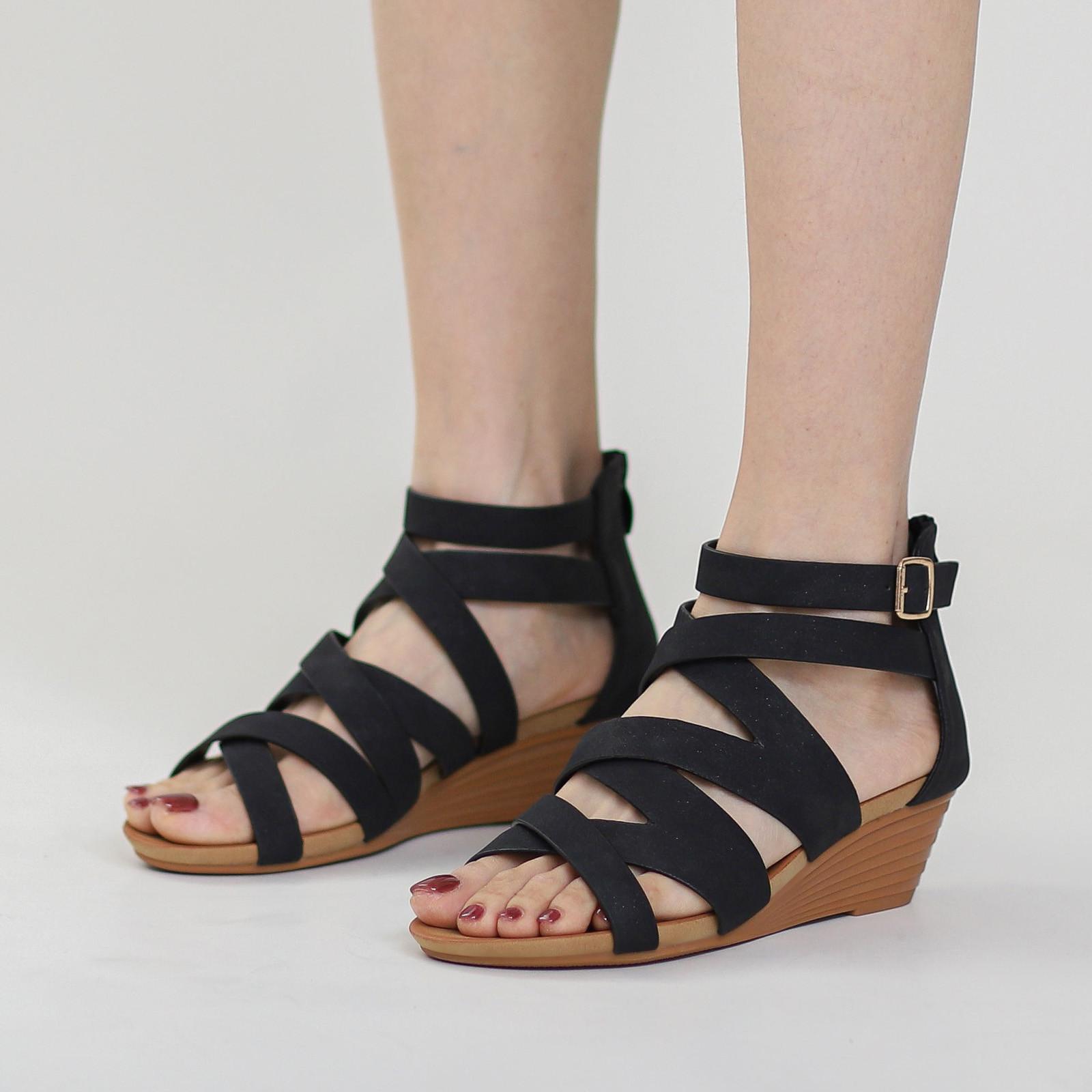 All Sandals For Women Flat Fashion Spring And Summer Women Sandals Wedge Heel And Open Toe Hollow Sandalias Bonitas Para Mujer 40 чорний
All Sandals For Women Flat Fashion Spring And Summer Women Sandals Wedge Heel And Open Toe Hollow Sandalias Bonitas Para Mujer 40 чорний