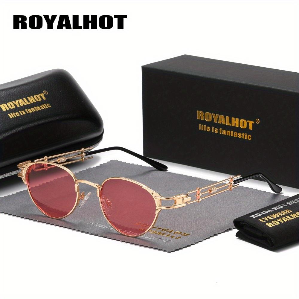 Поляризованные солнцезащитные очки унисекс RoyalHot, солнцезащитные очки вогнутой формы в стиле стим-панк, модные уличные фото в стиле хэви-метал, UV400 чёрный
Поляризованные солнцезащитные очки унисекс RoyalHot, солнцезащитные очки вогнутой формы в стиле стим-панк, модные уличные фото в стиле хэви-метал, UV400 чёрный