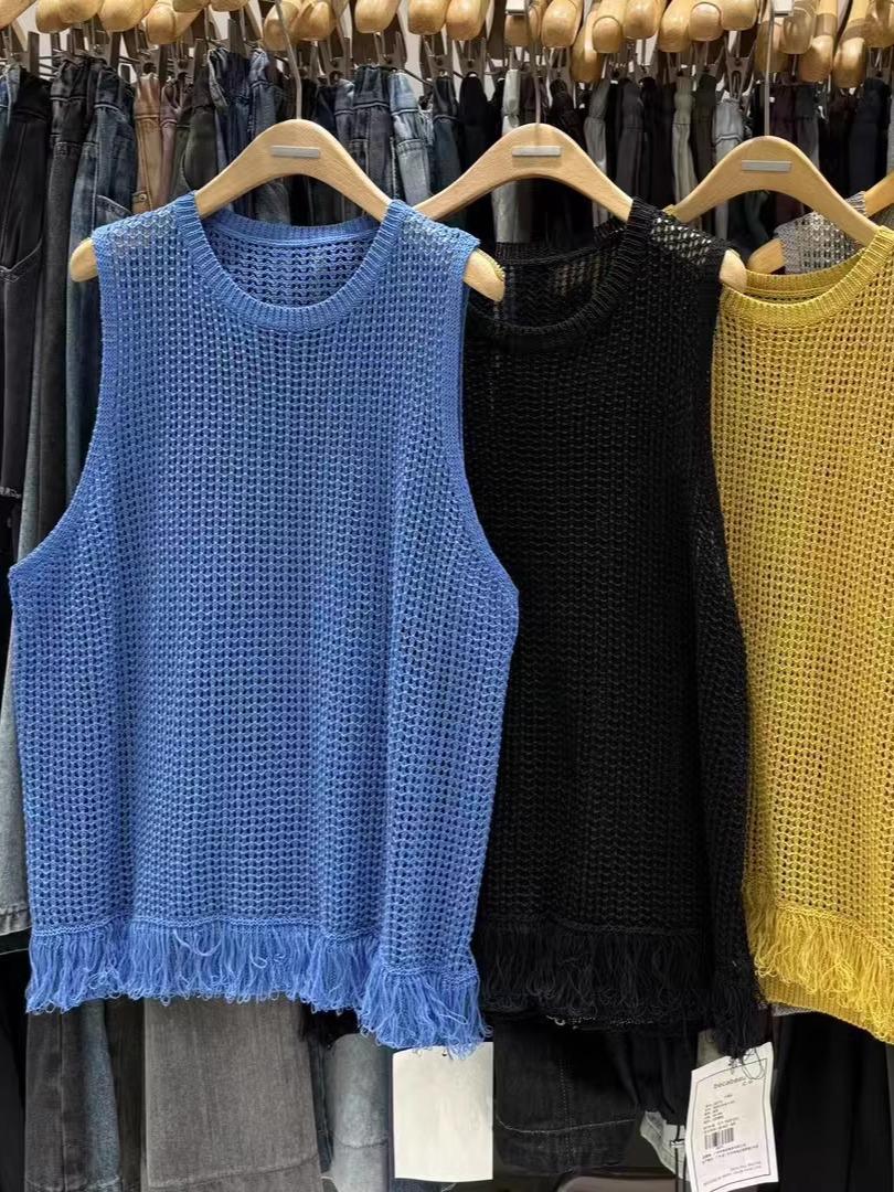 Becabeau Women s Plus Size Korean Loose Tassel Knitted Vest - Summer Style One Size жёлтый
Becabeau Women s Plus Size Korean Loose Tassel Knitted Vest - Summer Style One Size жёлтый