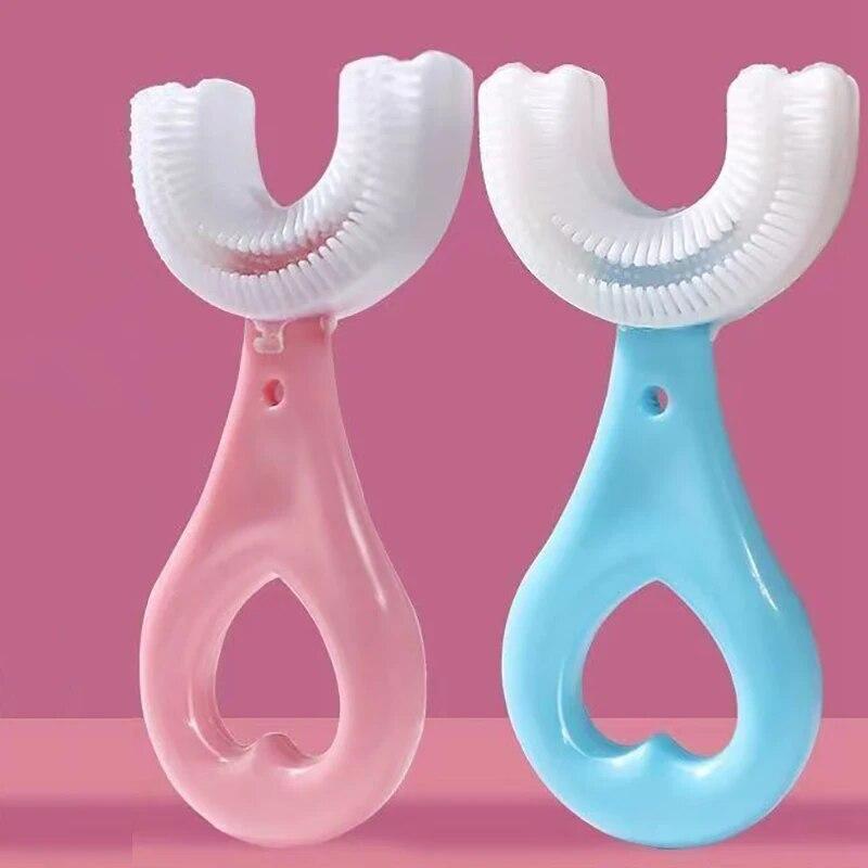 2pcs U Shaped Kids Toothbrush Baby Teeth Cleaning Brushing Instrument Children Oral Cleaning Toothbrush Brushing Tools
2pcs U Shaped Kids Toothbrush Baby Teeth Cleaning Brushing Instrument Children Oral Cleaning Toothbrush Brushing Tools
