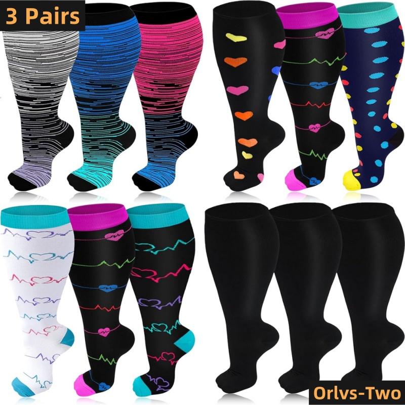 3 Pairs 2XL-7XL Plus Size Compression Men Socks 20-30 mmHg Wide Calf Extra Large Knee High Flight Socks for Circulation Support 2XL
3 Pairs 2XL-7XL Plus Size Compression Men Socks 20-30 mmHg Wide Calf Extra Large Knee High Flight Socks for Circulation Support 2XL