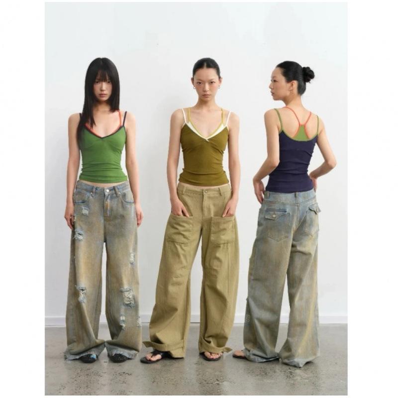 V-neck Fake Two-piece Slim Slimming Sling XL зелений
V-neck Fake Two-piece Slim Slimming Sling XL зелений