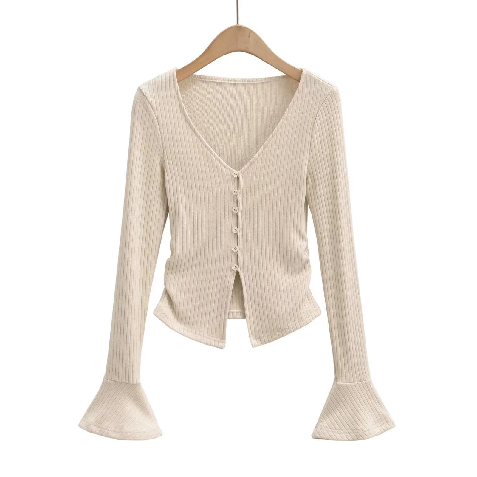 Women’s Spicy Girl Knit Set: V-neck Flare Sleeve Cardigan & High-waist Hip-hugging Flare Pants Small
Women’s Spicy Girl Knit Set: V-neck Flare Sleeve Cardigan & High-waist Hip-hugging Flare Pants Small