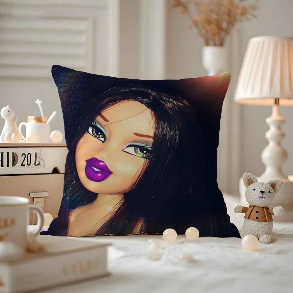 BBratzZ Fashion mMask gGirl Cushion Cover Antidustmite Pillowcase Invisible zipper silky short plush Sofa cushion cover 30X30cm
BBratzZ Fashion mMask gGirl Cushion Cover Antidustmite Pillowcase Invisible zipper silky short plush Sofa cushion cover 30X30cm