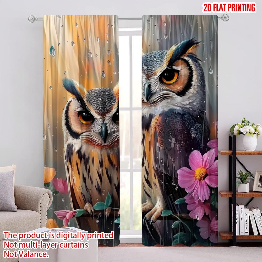2pcs,2D plane printing Curtain Popular Owl Duo Blooms Versatile Polyester (without rod) Festive for Kitchen Living Room Office 52.50 × 116.00 cm 2 pcs
2pcs,2D plane printing Curtain Popular Owl Duo Blooms Versatile Polyester (without rod) Festive for Kitchen Living Room Office 52.50 × 116.00 cm 2 pcs