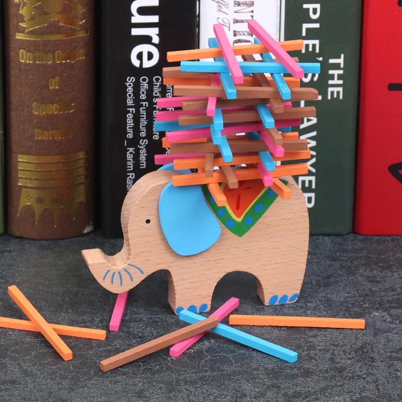 Baby Toys Elephant/Camel Balance Wood Toys for Children Wooden Blocks Toys Game For Children Educational Montessori
Baby Toys Elephant/Camel Balance Wood Toys for Children Wooden Blocks Toys Game For Children Educational Montessori