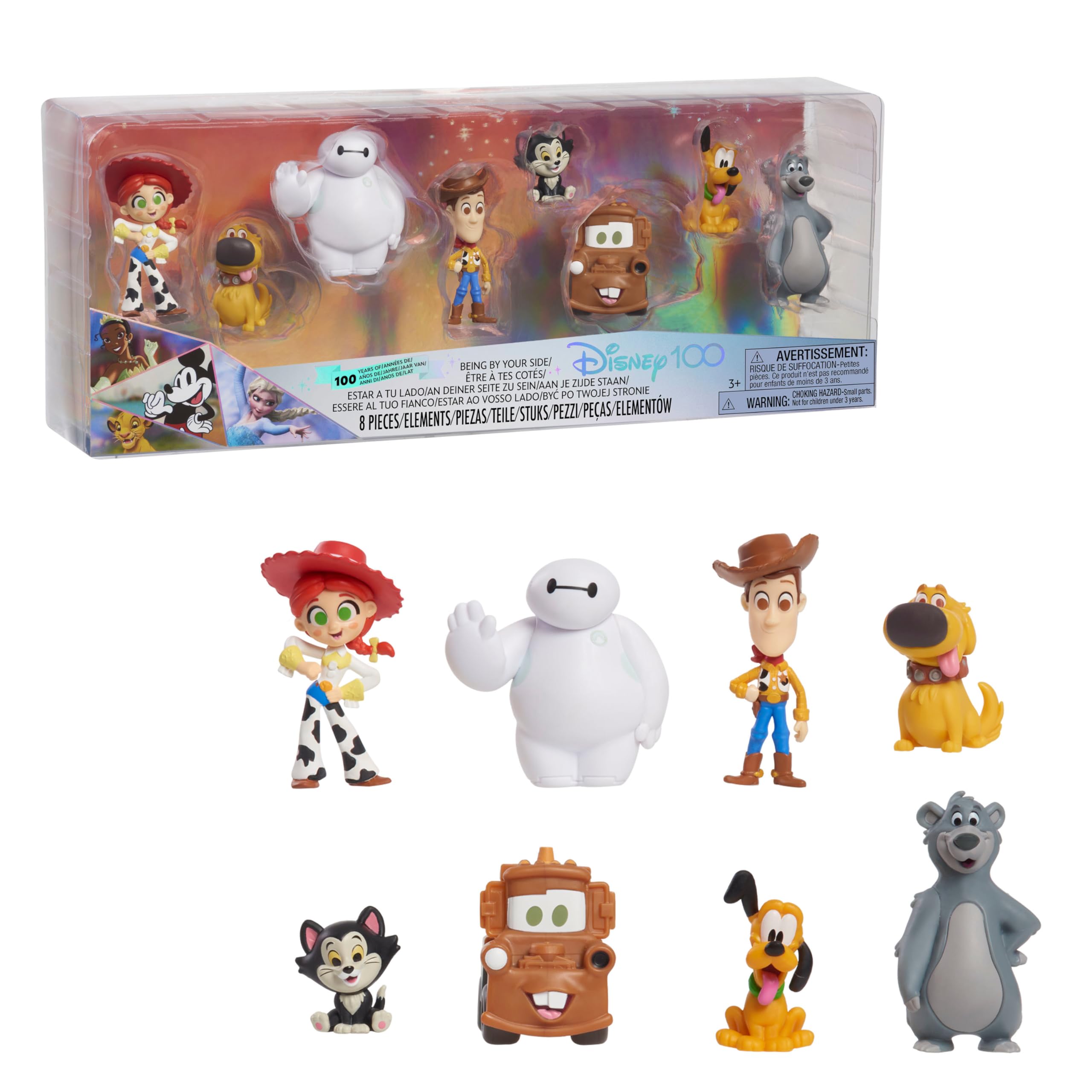 Disney 100 Years of Being By Your Side Ограниченный выпуск набор из 8 фигурок для детей от 3 лет и старше Просто играйте
Disney 100 Years of Being By Your Side Ограниченный выпуск набор из 8 фигурок для детей от 3 лет и старше Просто играйте