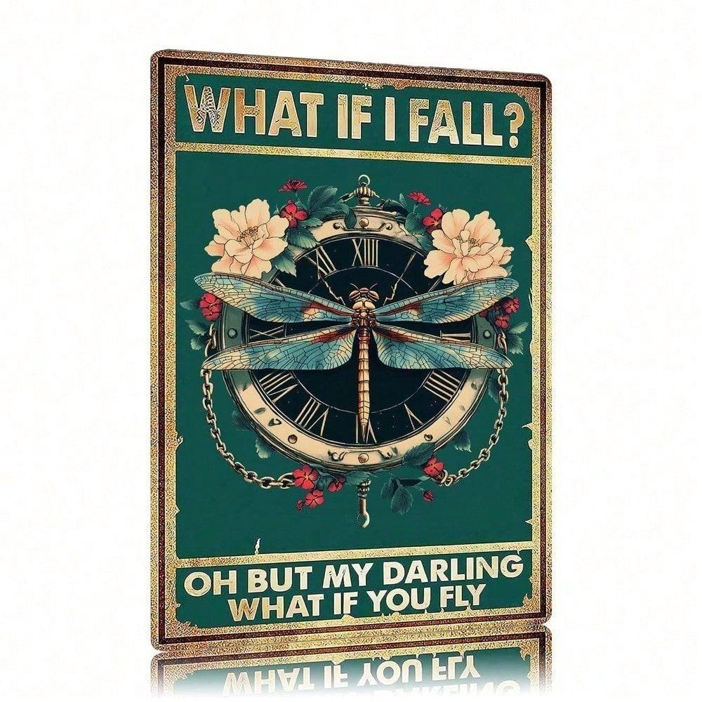 Vintage Metal Poster What If I Fall Oh My Darling Retro Wall Decor Home
Vintage Metal Poster What If I Fall Oh My Darling Retro Wall Decor Home