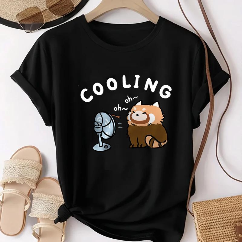 Summer isters TShirt Fun Raccoon Blowing A Fan T Shirt Breathable Street Cool Tee Clothes Casual Soft Sisters T Shirts S
Summer isters TShirt Fun Raccoon Blowing A Fan T Shirt Breathable Street Cool Tee Clothes Casual Soft Sisters T Shirts S