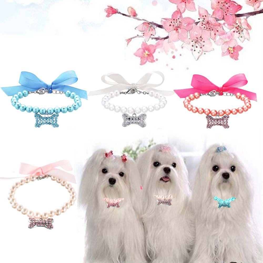 Pearl For Small Dogs Puppy Cat Kitten Pet Supplies Pet Collar Grooming Accessories Dog Necklace
Pearl For Small Dogs Puppy Cat Kitten Pet Supplies Pet Collar Grooming Accessories Dog Necklace