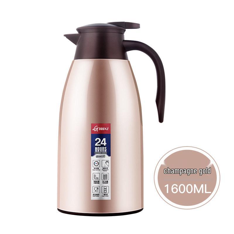 European Style Stainless Steel Thermos Flask with Glass Liner - Large Capacity Insulated Water Bottle for Hot or Cold Beverages
European Style Stainless Steel Thermos Flask with Glass Liner - Large Capacity Insulated Water Bottle for Hot or Cold Beverages