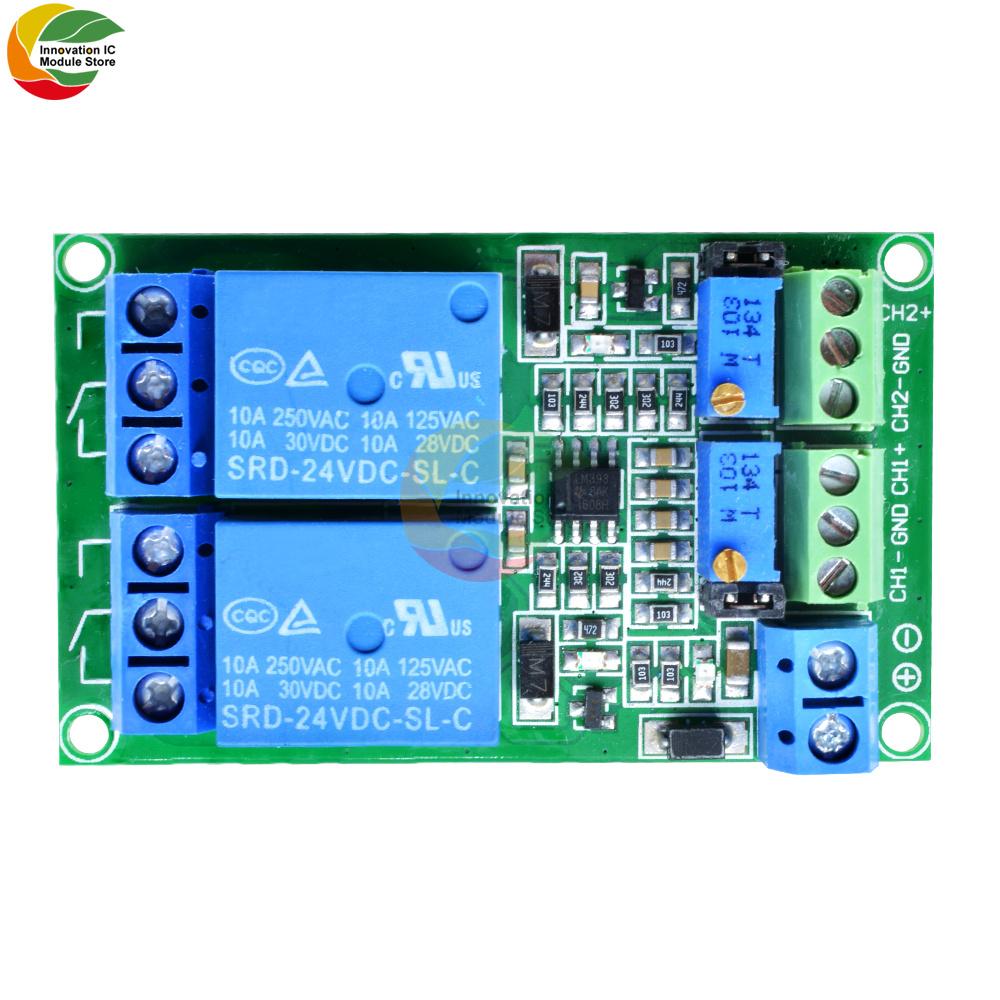 Ziqqucu 2-channel Voltage Comparison Module 2-channel Voltage Comparator Voltage Comparison IC LM393 DC5V DC12V DC12V Module
Ziqqucu 2-channel Voltage Comparison Module 2-channel Voltage Comparator Voltage Comparison IC LM393 DC5V DC12V DC12V Module
