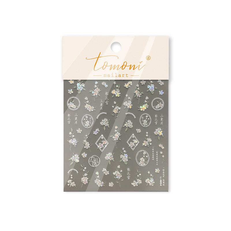 Тисненые японские наклейки для ногтей «Цветущий персик» - Весенний стиль, украшения для нейл-арта
Тисненые японские наклейки для ногтей «Цветущий персик» - Весенний стиль, украшения для нейл-арта