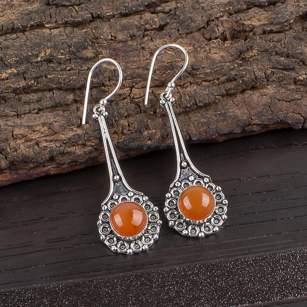 Серьги из сердолика из стерлингового серебра 925 пробы, Серьги с драгоценными камнями ручной работы, Подарки для друга, Богемные серьги для любви 2.52 inches оранжевый
Серьги из сердолика из стерлингового серебра 925 пробы, Серьги с драгоценными камнями ручной работы, Подарки для друга, Богемные серьги для любви 2.52 inches оранжевый