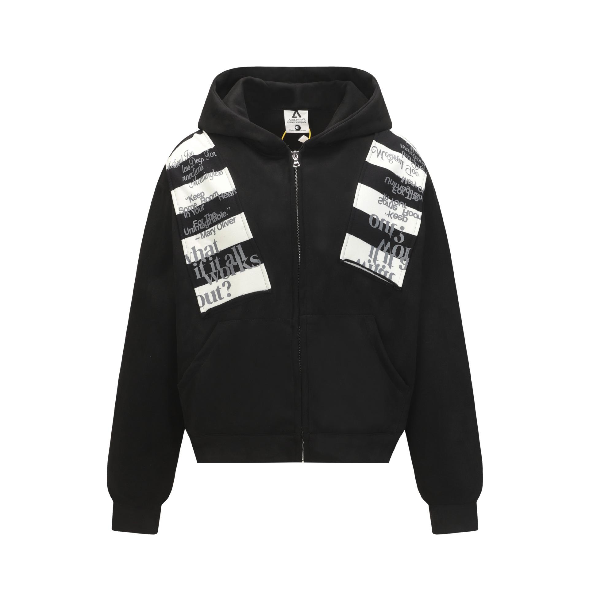 Unisex High-End Street Style Embroidered Hooded Jacket for Autumn/Winter XL
Unisex High-End Street Style Embroidered Hooded Jacket for Autumn/Winter XL