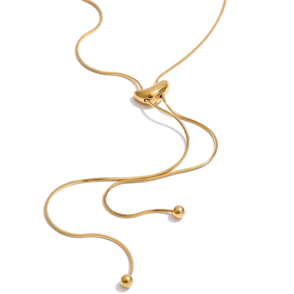 Yhpup Stainless Steel Adjustable Pull-out Chain Long Drop Necklace That Goes Down The Chest Attractive Waterproof Jewelry 2026
Yhpup Stainless Steel Adjustable Pull-out Chain Long Drop Necklace That Goes Down The Chest Attractive Waterproof Jewelry 2026