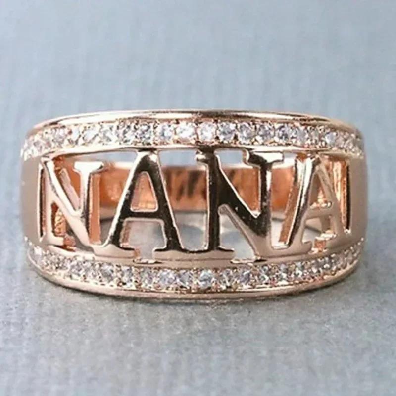 2026 New Hollowed Out Letter NANA Ring for Women, Fashionable, Personalized, Fashionable, Elegant, Mother s Day Gift Giving 6
2026 New Hollowed Out Letter NANA Ring for Women, Fashionable, Personalized, Fashionable, Elegant, Mother s Day Gift Giving 6