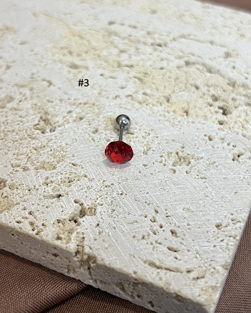0.8mm Thick Red Zircon Cochlea Stud for Women – Unique Cross Pendant Earring Design
0.8mm Thick Red Zircon Cochlea Stud for Women – Unique Cross Pendant Earring Design