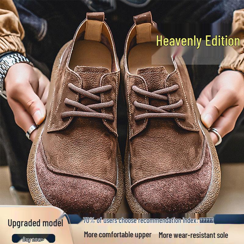 Чоловічі ретро черевики на шнурівці з м якої шкіри – широкий носок, дихаючі, універсальні, повсякденні та зручні для осені. Size 44
Чоловічі ретро черевики на шнурівці з м якої шкіри – широкий носок, дихаючі, універсальні, повсякденні та зручні для осені. Size 44