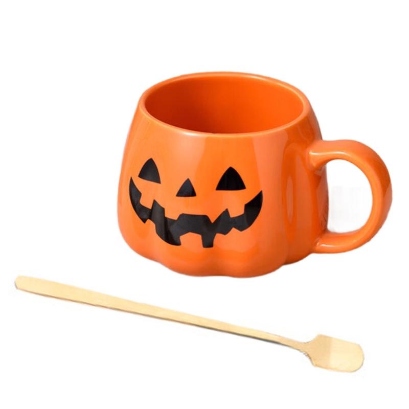 Festival Ceramics Cup With Detachable Spoon Ergonomic Handle For Hot Beverages Halloween Thanksgiving Home Decors
Festival Ceramics Cup With Detachable Spoon Ergonomic Handle For Hot Beverages Halloween Thanksgiving Home Decors
