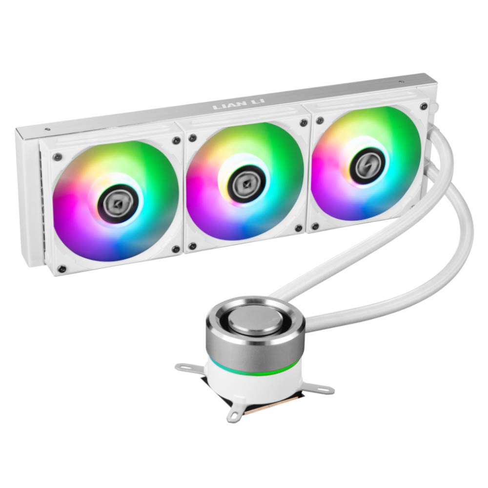 LIANLI Galahad AIO 360 Білий Сумісний із рідинним охолоджувачем процесора LGA1700 Алюмінієвий блочний насос ЦП Конструкція трикамерного насоса Головка водяного охолодження з білий
LIANLI Galahad AIO 360 Білий Сумісний із рідинним охолоджувачем процесора LGA1700 Алюмінієвий блочний насос ЦП Конструкція трикамерного насоса Головка водяного охолодження з білий