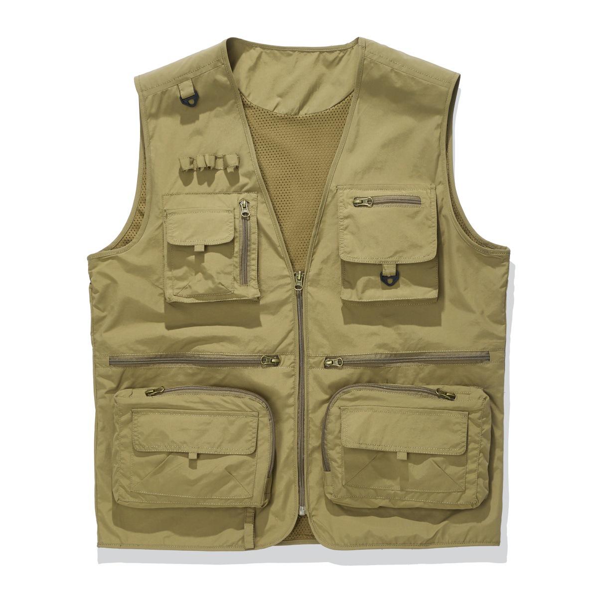 Men s Multi-Pocket Casual Workwear Vest for Spring and Autumn 2XL хакі
Men s Multi-Pocket Casual Workwear Vest for Spring and Autumn 2XL хакі