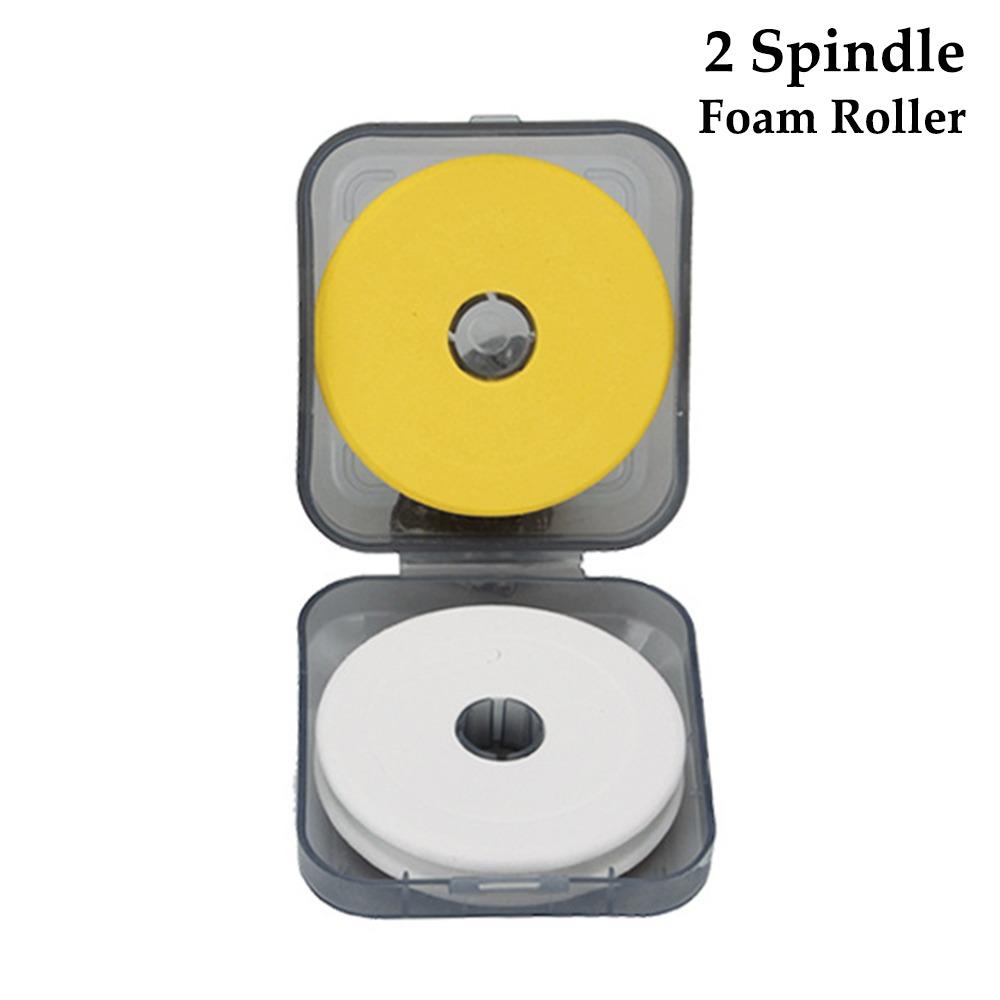 1 шт. Закрытая намоточная доска, инструмент, силиконовая/пенная основная шпуля, ящик для хранения лески, рыболовные принадлежности 2 Spindle-Foam Roller