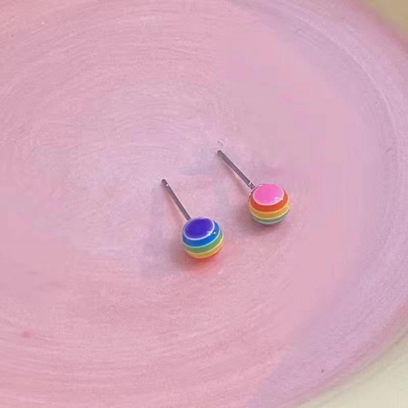 Dopamine Rainbow Candy Love Star Stud Earrings Women S Niche Design Sense Personality Unique Earrings
Dopamine Rainbow Candy Love Star Stud Earrings Women S Niche Design Sense Personality Unique Earrings