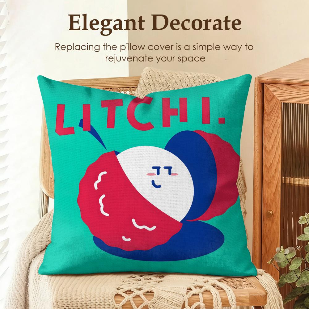 Cute Anime Fruit Cushion Cover Natural Linen Organic Fabric DoubleSided Printing Sofa Home Decor Gift Pillow Case 30x30cm
Cute Anime Fruit Cushion Cover Natural Linen Organic Fabric DoubleSided Printing Sofa Home Decor Gift Pillow Case 30x30cm