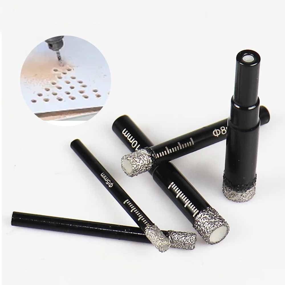 Керамическая кольцевая пила с круглым хвостовиком, сухая дрель, открывалка для плитки, сверло для плитки, мраморное стекло 
Керамическая кольцевая пила с круглым хвостовиком, сухая дрель, открывалка для плитки, сверло для плитки, мраморное стекло