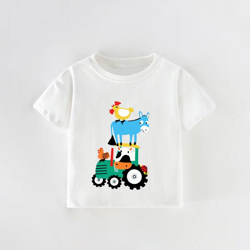 2026 Style Kids Cartoon Truck T-shirt: Cute Short Sleeve for Toddlers and Small Boys 100 cm
2026 Style Kids Cartoon Truck T-shirt: Cute Short Sleeve for Toddlers and Small Boys 100 cm