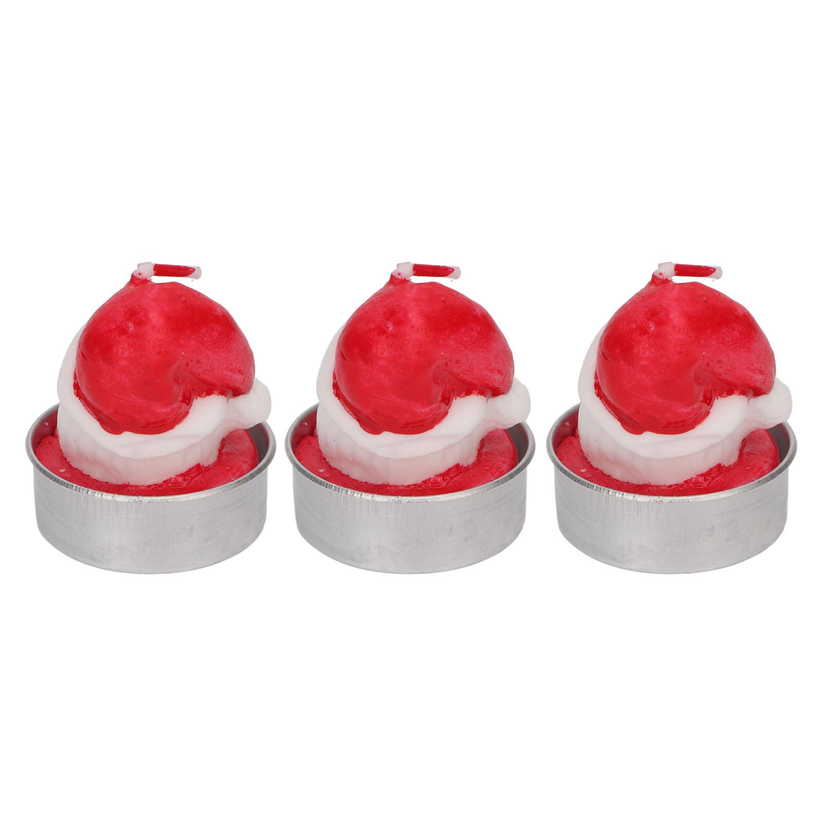 3 Pcs Christmas Santa Candles Romantic Tea Lights Candles Candlelight Dinner Ornaments Christmas Prop
3 Pcs Christmas Santa Candles Romantic Tea Lights Candles Candlelight Dinner Ornaments Christmas Prop