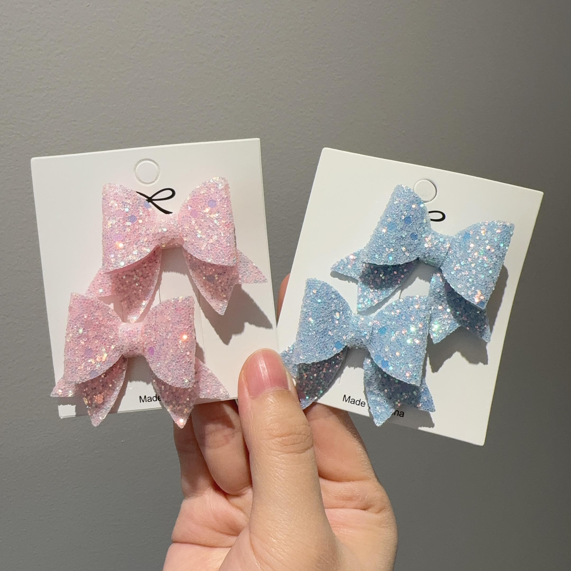 2Pcs Girls Cute Sequins Double Butterfly Hair Clip Bow Hairpins DIY Headwear Bow Decor Hairgrip Children Hair Accessories
2Pcs Girls Cute Sequins Double Butterfly Hair Clip Bow Hairpins DIY Headwear Bow Decor Hairgrip Children Hair Accessories
