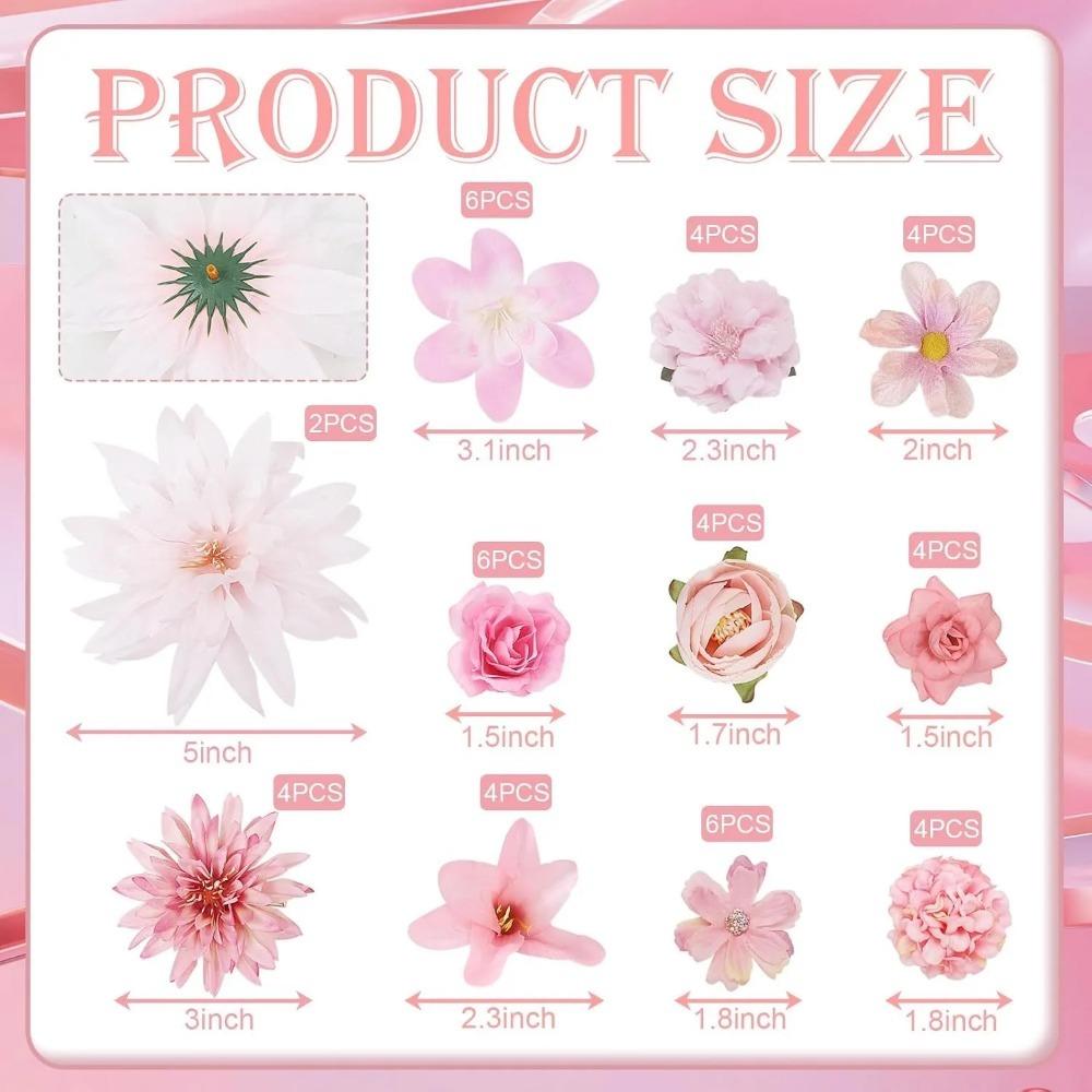 48Pcs Pink Artificial Flowers Silk Rose Fake Flowers for Home Decor DIY Accessories Craft Garland Gift Wedding Decoration
48Pcs Pink Artificial Flowers Silk Rose Fake Flowers for Home Decor DIY Accessories Craft Garland Gift Wedding Decoration