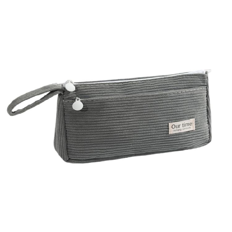 Light Weight Corduroy Pen Case Double Layered Pen Pouches with 2 Compartment Pencil Case Travel Cosmetic Storage Bag серый
Light Weight Corduroy Pen Case Double Layered Pen Pouches with 2 Compartment Pencil Case Travel Cosmetic Storage Bag серый