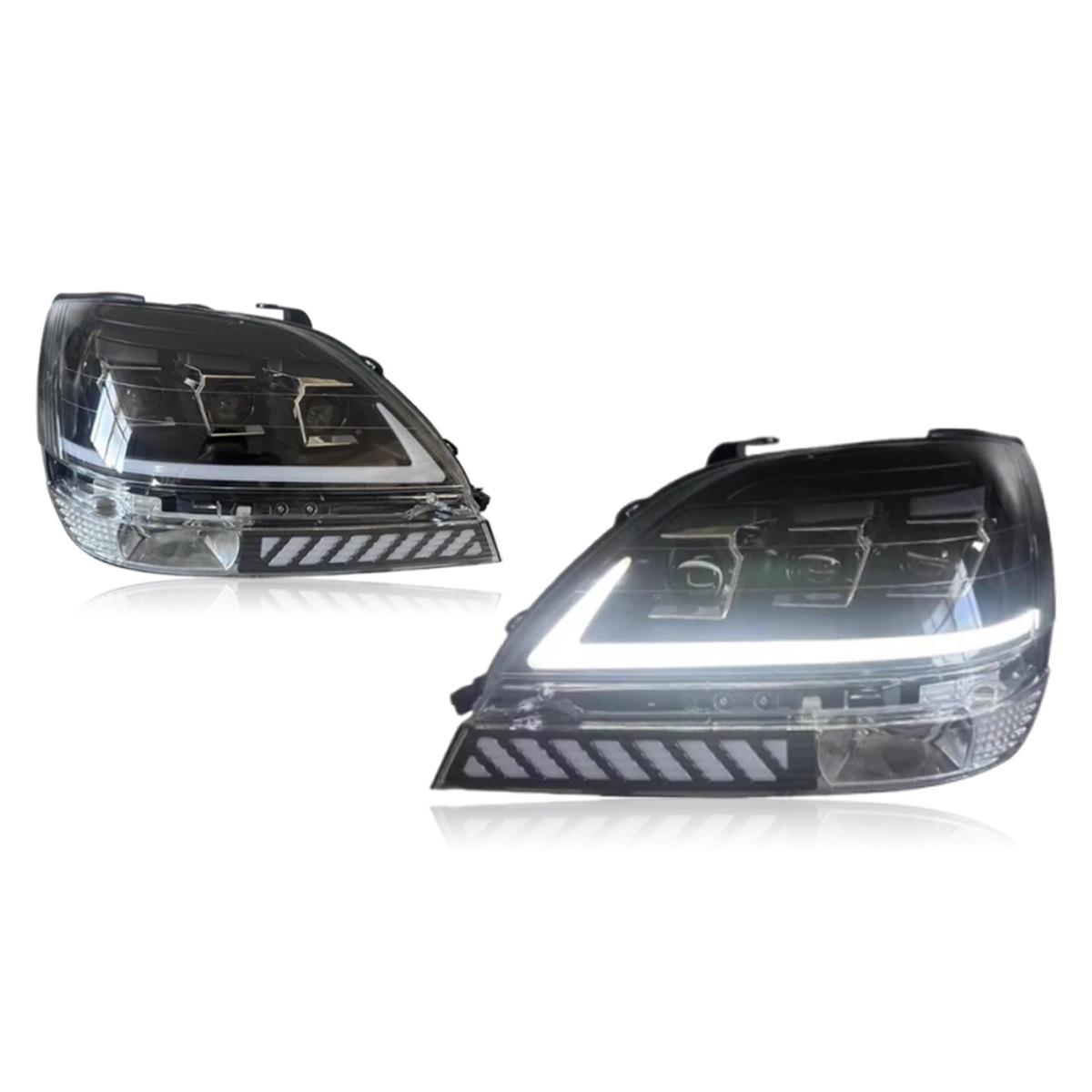 Светодиодные проекторные фары с динамическими поворотниками для Lexus RX 1998-2003
Светодиодные проекторные фары с динамическими поворотниками для Lexus RX 1998-2003