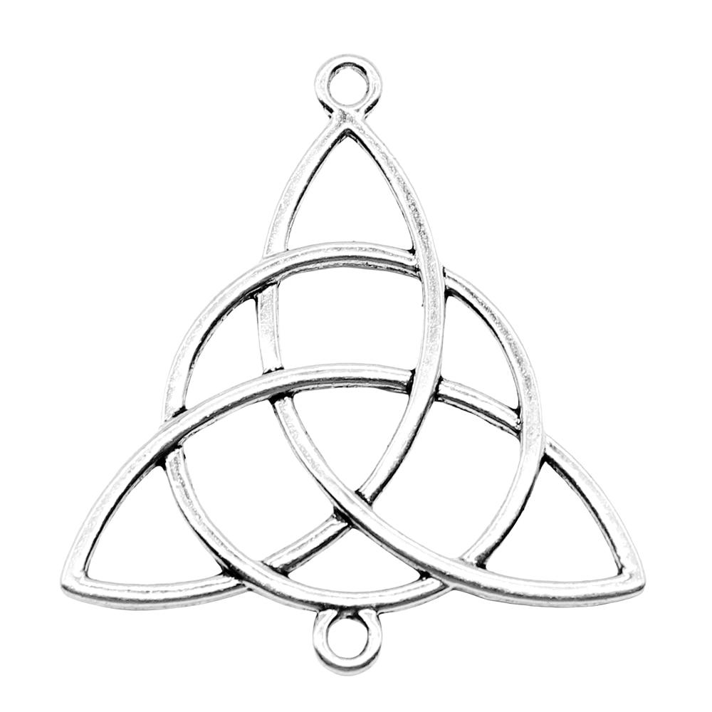 3 шт., подвески-соединители с узлом Triquetra, подвески, античное серебро, цвет цинкового сплава, 39X43 мм
3 шт., подвески-соединители с узлом Triquetra, подвески, античное серебро, цвет цинкового сплава, 39X43 мм