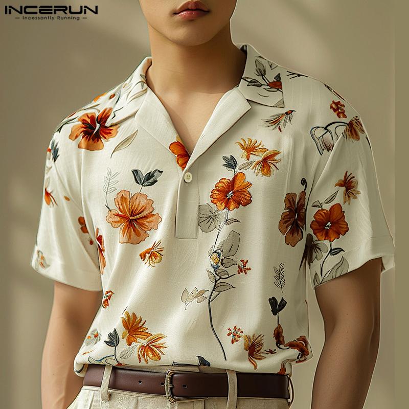 INCERUN Oversized Summer Men Lapel Neck Short Sleeve Floral Print Casual Shirts S абрикосовый
INCERUN Oversized Summer Men Lapel Neck Short Sleeve Floral Print Casual Shirts S абрикосовый