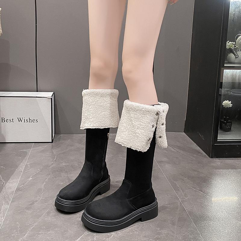 Женские сапоги на толстой подошве 2025 новая осень и зима но до колена замшевые сапоги женские тонкие высокие сапоги для верховой езды 40
Женские сапоги на толстой подошве 2025 новая осень и зима но до колена замшевые сапоги женские тонкие высокие сапоги для верховой езды 40