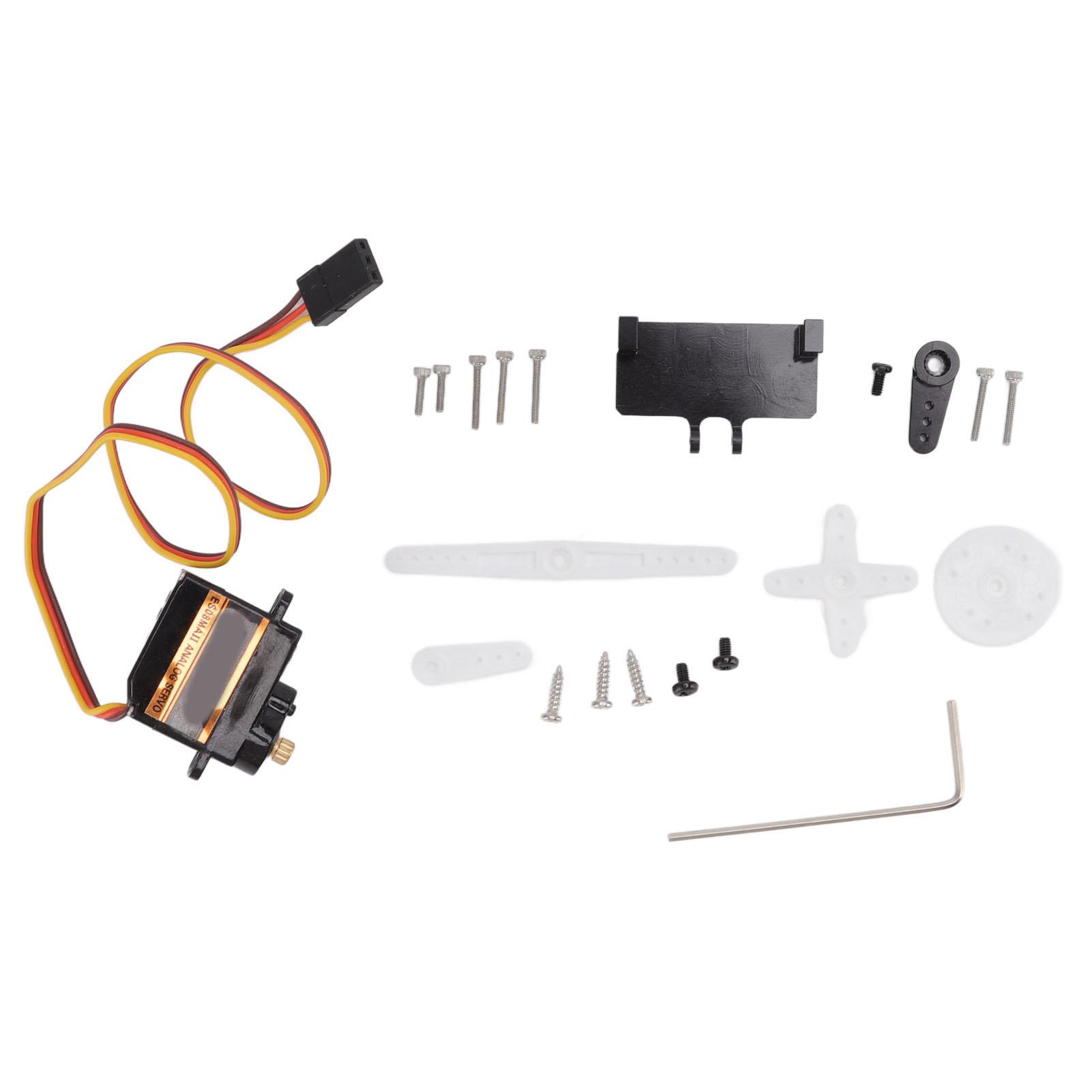 ES08MA II Mini Metal Gear Analog Servo RC Model Servo Kit with Aluminum Alloy Swing Arm Servo Base
ES08MA II Mini Metal Gear Analog Servo RC Model Servo Kit with Aluminum Alloy Swing Arm Servo Base