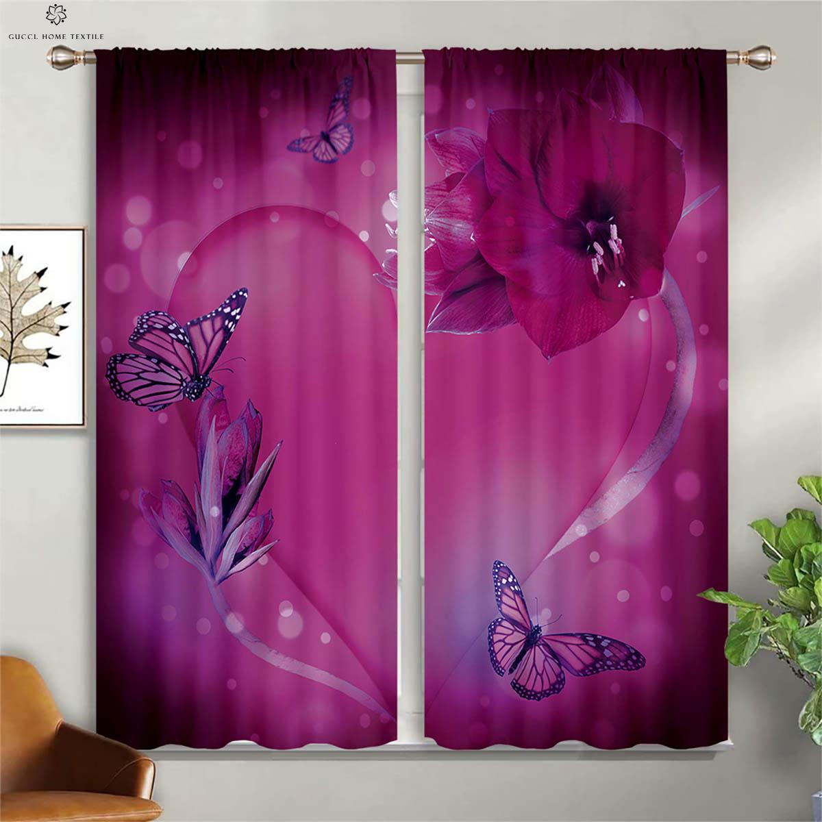 Flower Butterfly Simple Printed Curtain Panels Garden Style Bedchamber Family Room Kitchen Area Window Drapes Easy To Wash And Care 2 Pieces W50xH130(CM)x2PCS&Rod pocket
Flower Butterfly Simple Printed Curtain Panels Garden Style Bedchamber Family Room Kitchen Area Window Drapes Easy To Wash And Care 2 Pieces W50xH130(CM)x2PCS&Rod pocket