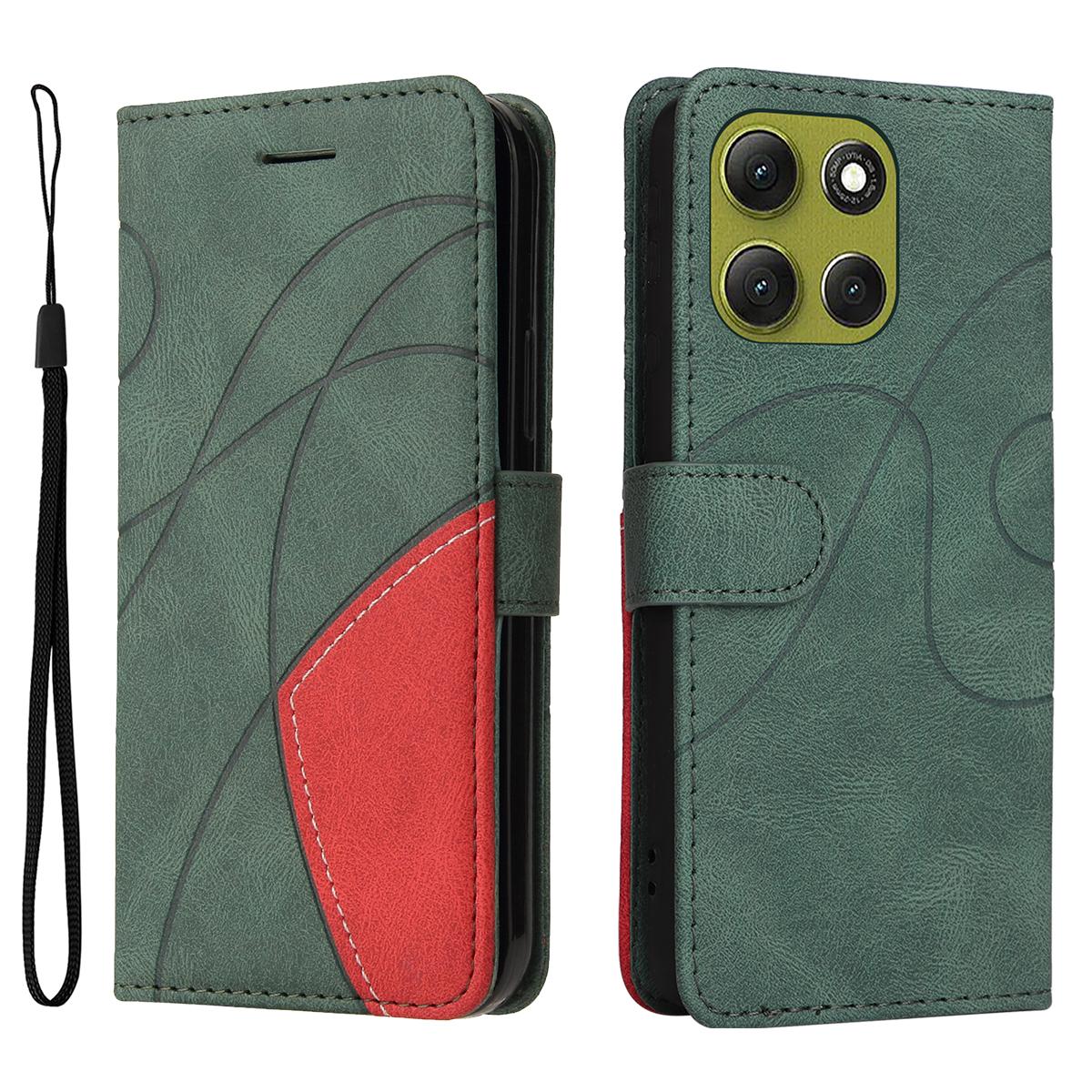 For Motorola Moto G86 5G/G86 Power 5G Leather Phone Case Stand Wallet with Bi-colour Splicing Design Green
For Motorola Moto G86 5G/G86 Power 5G Leather Phone Case Stand Wallet with Bi-colour Splicing Design Green