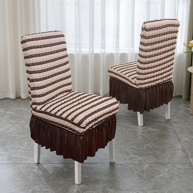 Чехол на обеденный стул, универсальные эластичные чехлы на стулья для столовой с юбкой, съемный чехол на стул Parsons для кухни, свадебной вечеринки, банкета H45-55*W38-45*D38*45cm
Чехол на обеденный стул, универсальные эластичные чехлы на стулья для столовой с юбкой, съемный чехол на стул Parsons для кухни, свадебной вечеринки, банкета H45-55*W38-45*D38*45cm