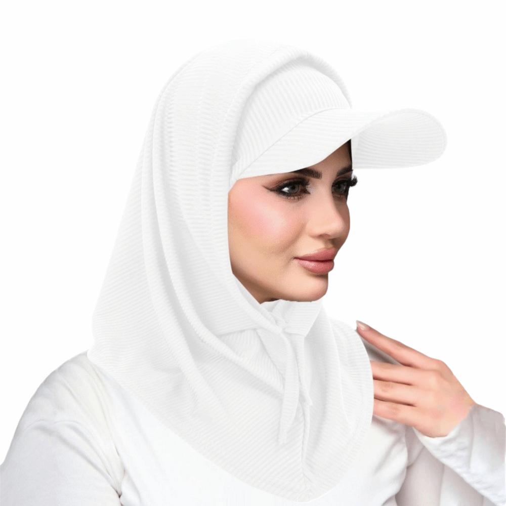 Sun Protection Muslim Headscarf Hat Solid Color Neck Shade Cap Balaclava Hat Motorcycle Sports білий
Sun Protection Muslim Headscarf Hat Solid Color Neck Shade Cap Balaclava Hat Motorcycle Sports білий